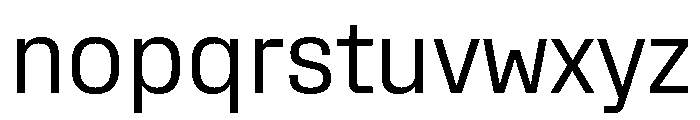 Rooftop CompactRegular Font LOWERCASE