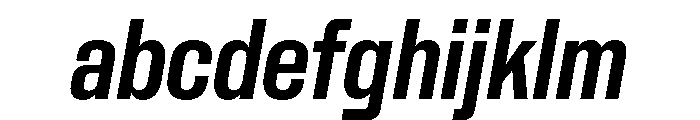 Rooftop CondensedBoldItalic FONT