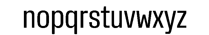 Rooftop CondensedBook Font LOWERCASE