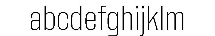 Rooftop CondensedExtralight FONT