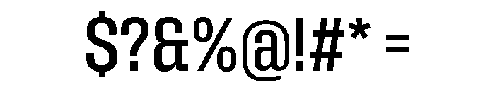 Rooftop CondensedMedium Font OTHER CHARS