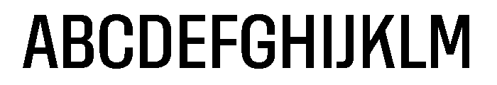 Rooftop CondensedMedium Font UPPERCASE