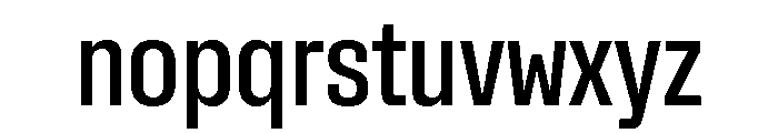 Rooftop CondensedMedium Font LOWERCASE