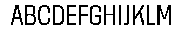 Rooftop CondensedRegular Font UPPERCASE