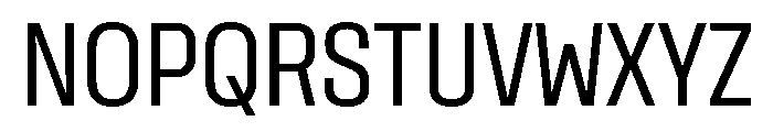 Rooftop CondensedRegular Font UPPERCASE