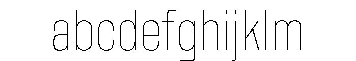 Rooftop CondensedThin FONT