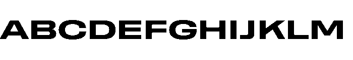 Rooftop ExtendedBold Font UPPERCASE