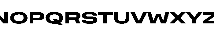 Rooftop ExtendedBold Font UPPERCASE