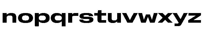 Rooftop ExtendedBold Font LOWERCASE