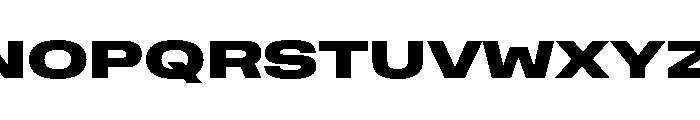 Rooftop ExtendedExtrabold Font UPPERCASE