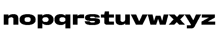 Rooftop ExtendedExtrabold Font LOWERCASE