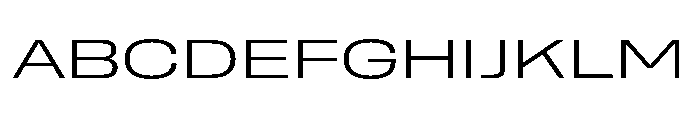 Rooftop ExtendedLight Font UPPERCASE