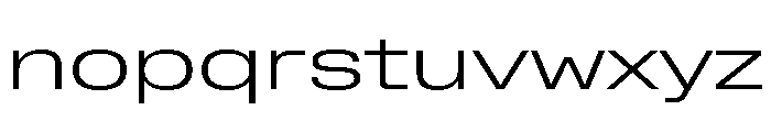 Rooftop ExtendedLight Font LOWERCASE