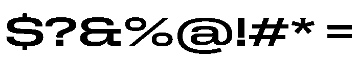 Rooftop ExtendedMedium Font OTHER CHARS