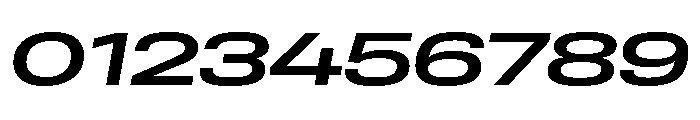 Rooftop ExtendedMediumItalic Font OTHER CHARS
