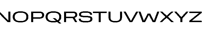 Rooftop ExtendedRegular Font UPPERCASE
