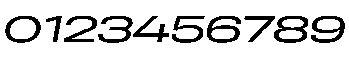 Rooftop ExtendedRegularItalic Font OTHER CHARS