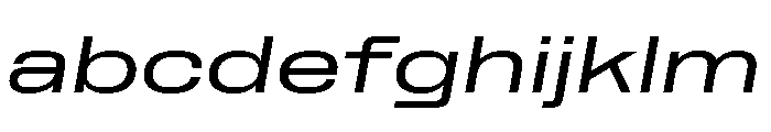 Rooftop ExtendedRegularItalic FONT