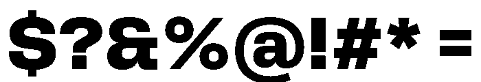 Rooftop Extrabold Font OTHER CHARS