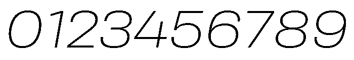 Rooftop ExtralightItalic Font OTHER CHARS