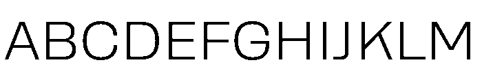 Rooftop Light Font UPPERCASE