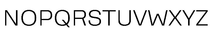 Rooftop Light Font UPPERCASE