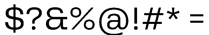 Rooftop Regular Font OTHER CHARS