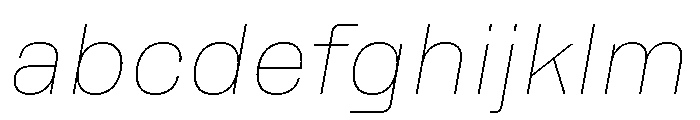Rooftop ThinItalic FONT