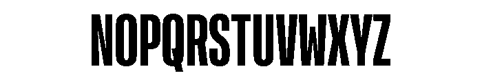 Rooftop UltraCondensedBold Font UPPERCASE