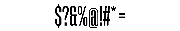 Rooftop UltraCondensedBook Font OTHER CHARS