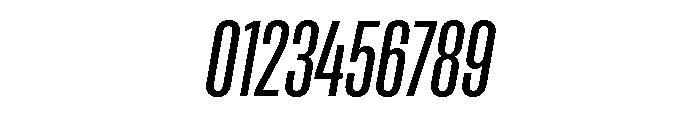 Rooftop UltraCondensedBookItalic Font OTHER CHARS