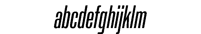 Rooftop UltraCondensedBookItalic FONT