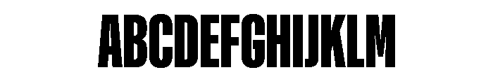 Rooftop UltraCondensedExtrabold Font UPPERCASE