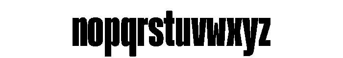 Rooftop UltraCondensedExtrabold Font LOWERCASE