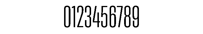Rooftop UltraCondensedLight Font OTHER CHARS