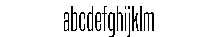 Rooftop UltraCondensedLight FONT
