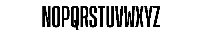 Rooftop UltraCondensedMedium Font UPPERCASE