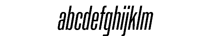 Rooftop UltraCondensedRegularItalic FONT