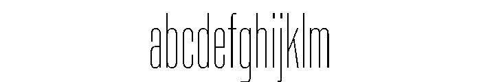 Rooftop UltraCondensedThin FONT
