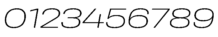 Rooftop WideExtralightItalic Font OTHER CHARS