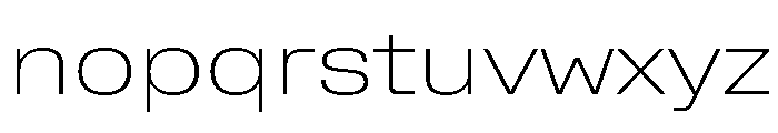 Rooftop WideExtralight Font LOWERCASE