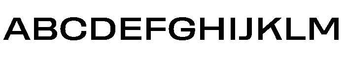 Rooftop WideMedium Font UPPERCASE