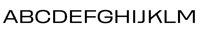 Rooftop WideRegular Font UPPERCASE