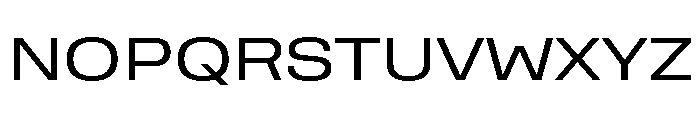 Rooftop WideRegular Font UPPERCASE