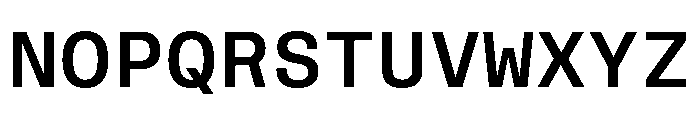 RooftopMono Medium Font UPPERCASE