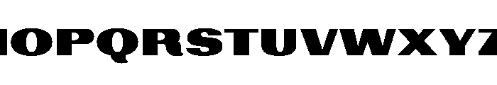 Rouleur Black Font UPPERCASE