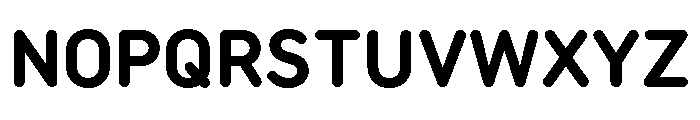 Rouna Bold Webfont Font UPPERCASE