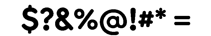 Rouna Bold Font OTHER CHARS