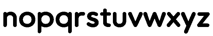 Rouna Bold Font LOWERCASE