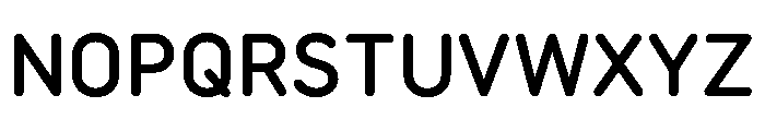 Rouna Medium Font UPPERCASE